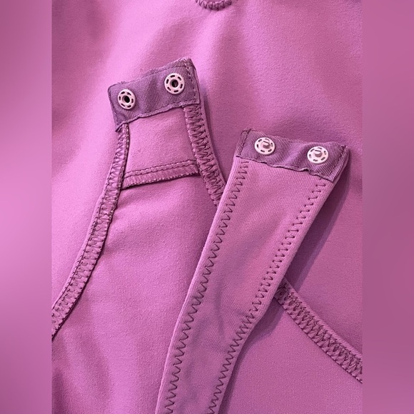 Free People Knit Deep V-Neck Short Ruched Puffed Sleeve Bodysuit Small - Picture 9 of 11